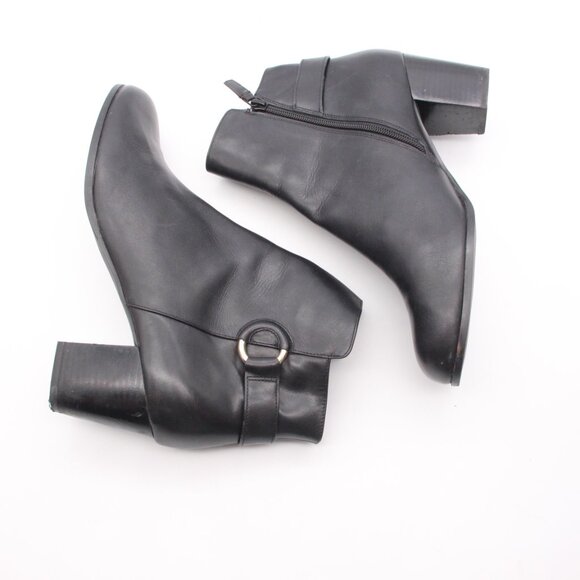 Cole Haan Grand OS Women's Size 10 B Black Bailey Bootie Leather Upper W14558 - Picture 8 of 11